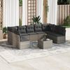 vidaXL Garden Sofa Set Grey