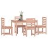 vidaXL Garden Dining Set Natural wood color Solid Douglas Fir wood