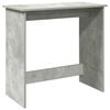 vidaXL Desk Concrete grey Engineered wood Medium Durable Desk