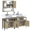 vidaXL Bathroom Furniture Set Sonoma oak