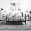 vidaXL Bedside Cabinet Set of 2 Grey Sonoma Engineered wood, iron