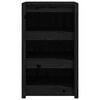 vidaXL Outdoor Kitchen Cabinet Black Solid pine wood
