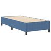 vidaXL Box Spring Bed Blue 39.37 x 78.74 in Velvet