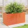 vidaXL Garden Planter Wax Brown Solid Pine Wood Large Garden Planter