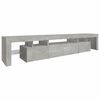 vidaXL TV Cabinet Concrete Grey Engineered Wood Large TV Cabinet