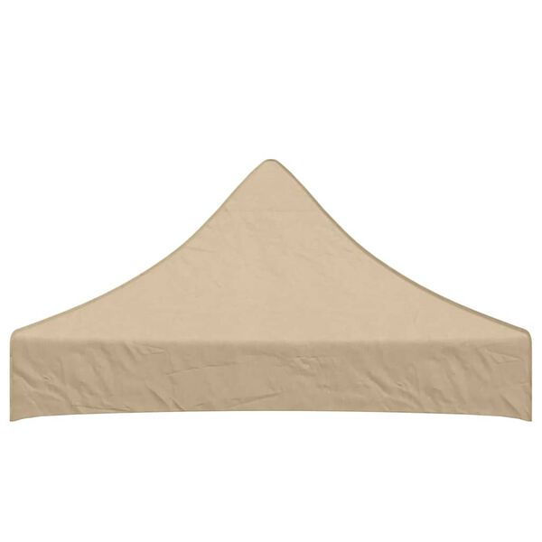 vidaXL Party Tent Roof 6.6'x6.6' Beige 0.9 oz/ft²