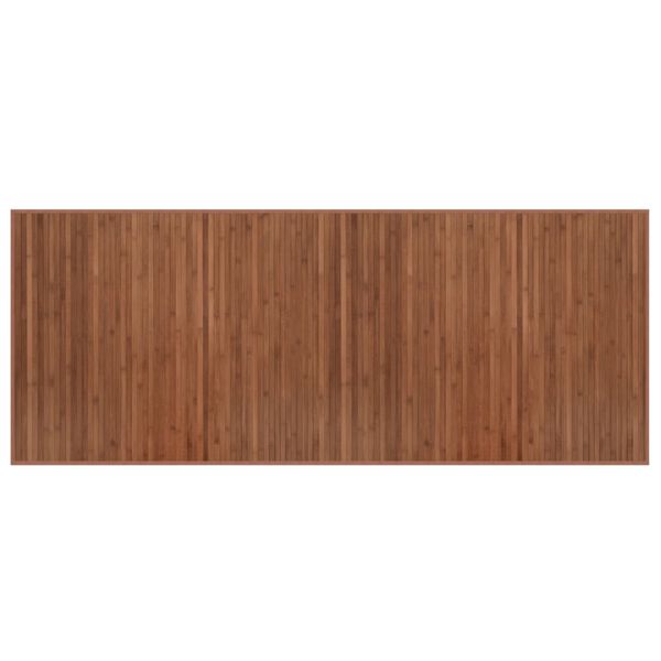 vidaXL Rug Brown Bamboo, Polypropylene 31.5 x 78.7 in Bamboo Rug