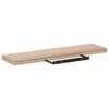 vidaXL Floating Shelf Set of 2 Oak