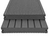 vidaXL WPC Solid Decking Boards with Accessories 32.8 '² 7.2 ' Grey (5x45007)