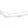 vidaXL Wall Shelf Set of 2 High gloss grey Honeycomb MDF, metal Standard