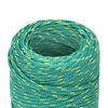 vidaXL Boat Rope Green 0.08 " 820.2 ' Polypropylene