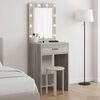 vidaXL Dressing Table Grey Sonoma 50 x 41 x 135 cm Engineered wood