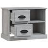 vidaXL Bedside Cabinet Grey Sonoma Engineered wood 23.6x14.0x17.7 in