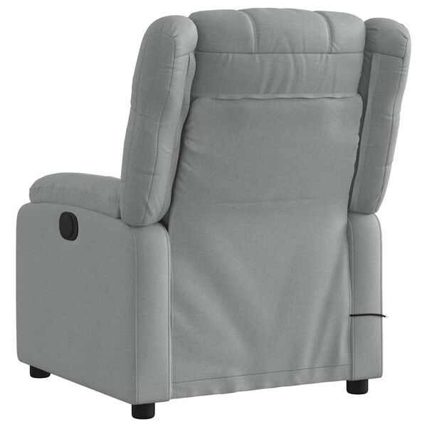 vidaXL Electric Massage Recliner Chair Light gray