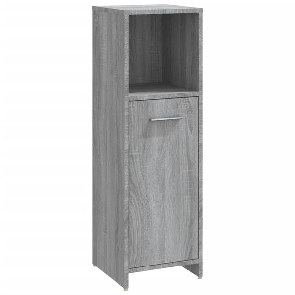 vidaXL Bathroom Cabinet Grey Sonoma Engineered wood Medium