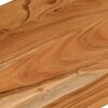 vidaXL Desk Top Natural Solid Acacia wood 55.1 x 23.6 x 1.0 in Durable