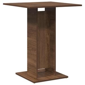 vidaXL Bistro Table Brown oak Engineered wood Small Durable
