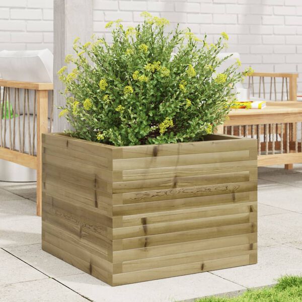 vidaXL Garden Planter Natural Wood Vacuum pressure treated pinewood