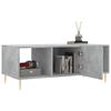 vidaXL Coffee Table Concrete Gray Engineered Wood and Iron Medium