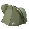 vidaXL Fishing Tent 4-Person Olive Green Waterproof