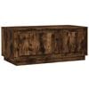 vidaXL Coffee Table Smoked Oak Engineered Wood Medium Coffee Table