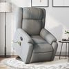 vidaXL Stand Up Massage Recliner Chair Light grey