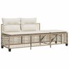 vidaXL Garden Sofa Set Beige, Cream White