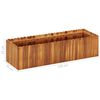 vidaXL Raised Bed Natural wood color Solid acacia wood Large Planters