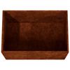 vidaXL Planter Rusty Corten steel Medium Decorative Inlays Planter