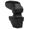 vidaXL Car Armrest Black 5.9"x13.8"x(13"-19.5") ABS