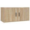 vidaXL TV Cabinet Set Set of 4 Sonoma Oak Engineered Wood Standard