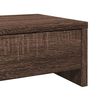vidaXL Monitor Stand with Drawers Brown Oak 19.7x10.6x5.9" Engineered Wood