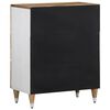 vidaXL Sideboard Natural Mango with White