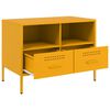 vidaXL TV Cabinet Mustard Yellow Cold-Rolled Steel Medium
