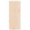 vidaXL Wine Cabinet 24.4"x9.8"x24.4" Solid Wood Pine