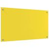 vidaXL Kitchen Backsplash Yellow 35.43 x 19.69 x 0.24 in