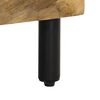 vidaXL TV Cabinet Natural Solid mango wood, Engineered wood, Iron Medium