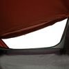 vidaXL Camping Tent Tunnel 1-Person Gray and Orange Waterproof