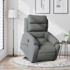 vidaXL Electric Stand Up Massage Recliner Chair Dark Gray