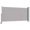 vidaXL Side Awning Grey Polyester with PU coating 47.2 x 118.1 in