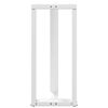 vidaXL Bar Table Leg White Powder-coated steel Adjustable height