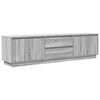 vidaXL TV Cabinet Grey Sonoma Engineered wood Large TV Cabinet