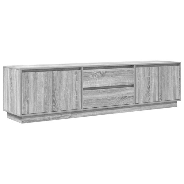 vidaXL TV Cabinet Grey Sonoma Engineered wood Large TV Cabinet