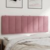 vidaXL Headboard Cushion Pink Velvet Medium Snazzy Design