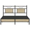 vidaXL Bed Frame Sonoma Oak Engineered Wood Full Bed Frame Rectangular