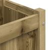 vidaXL Garden Planter Pine Wood Treated Pine Wood 59.1 in