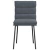 vidaXL Dining Chair Set of 2 Dark Gray