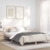 vidaXL Bed Frame Natural 59.84 x 79.92 in Solid Pine Wood