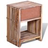vidaXL Cabinet Various shades of teak Reclaimed teak wood Storage