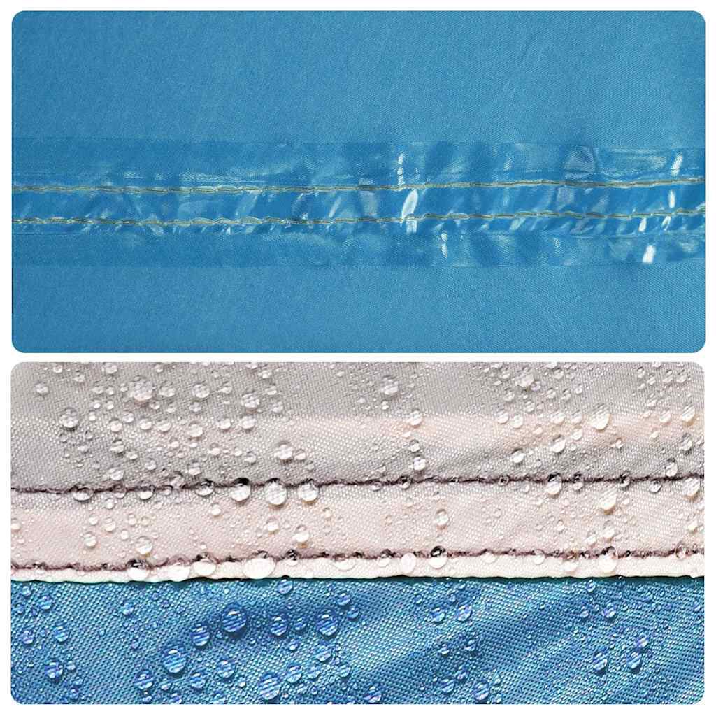 vidaXL Camping Tent Tunnel 2-Person Blue Waterproof